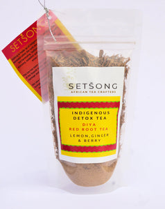 Setšong Indigenous Detox Tea - Red Root, Lemon, Ginger and Berry