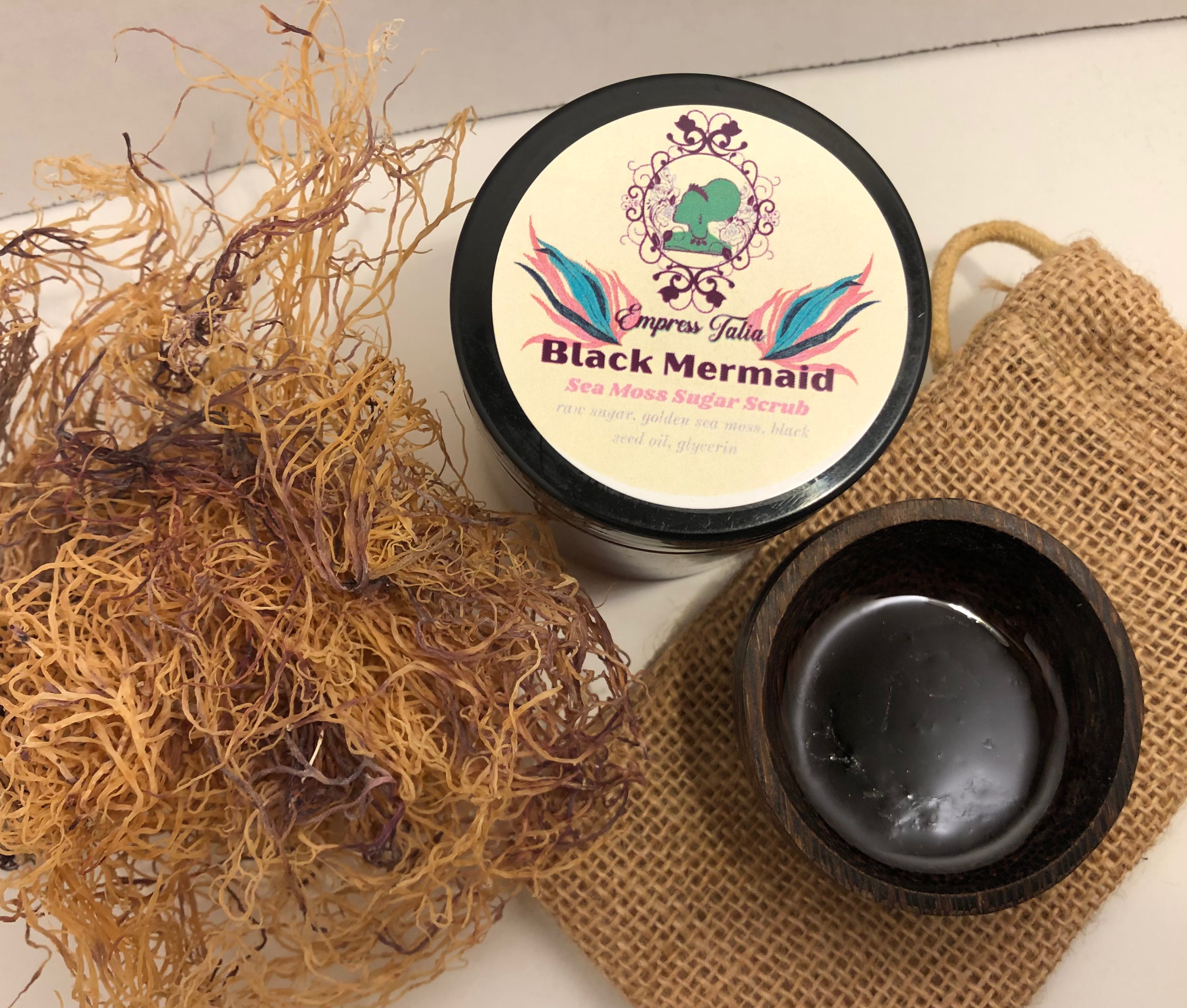 Black Mermaid - Sea Moss Sugar Scrub