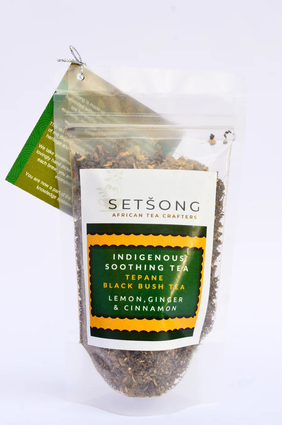 Setšong Indigenous Soothing Cold & Flu Tea - Black Bush, Lemon, Ginger, Cinnamon