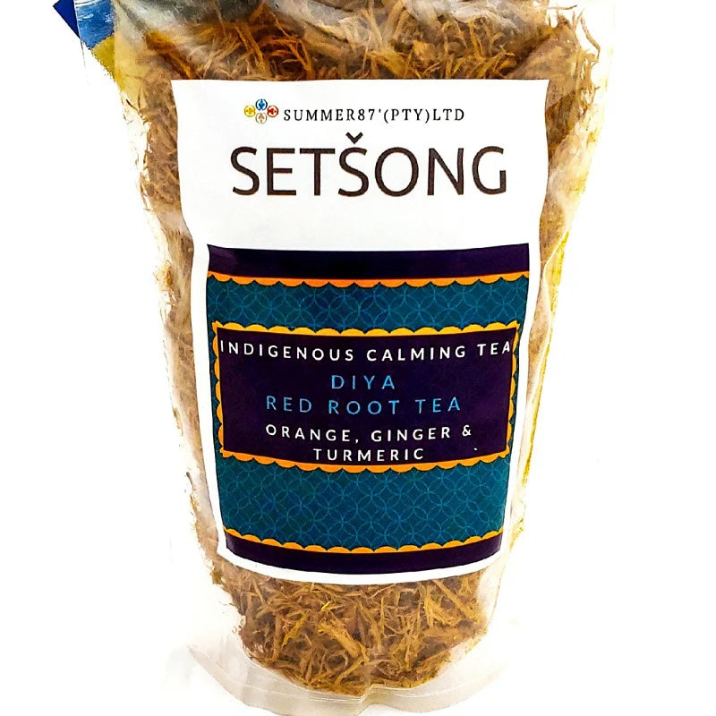Setxong Tea Setšong Indigenous Calming Tea - Red Root, Orange, Ginger & Turmeric ...